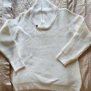 Mens Winter Solid Color Turtleneck Tops Knit Sweater Clothing Fashion XL